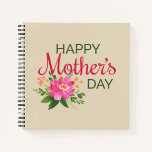 Jour des mères florales élégantes CARNET