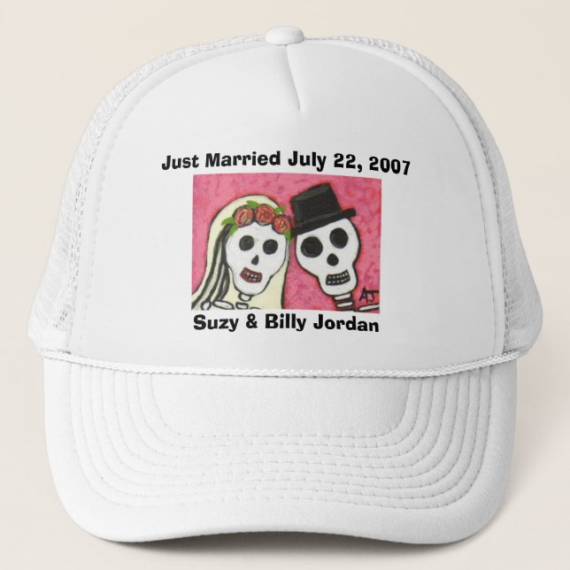 Jour des morts - juste casquette marié (Devant)