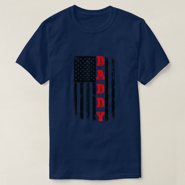 Jour des Patriotiques American Daddy - TShirt  (Design devant)