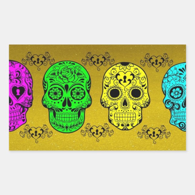 Jour des stickers crâniens morts (Devant)