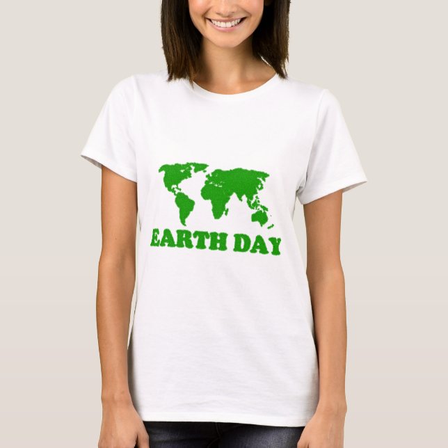 Jour des terres Carte de l'herbe Femmes T-shirt à  (Devant)