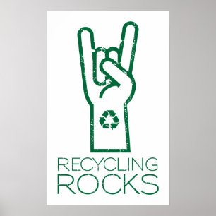Jour des terres : Recyclage des roches ! Affiche