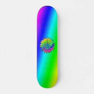Jour des terres ~ Sunburst Skateboard Deck