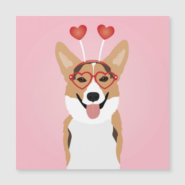 Jour des Valentines du Chien de Corgi (Devant)