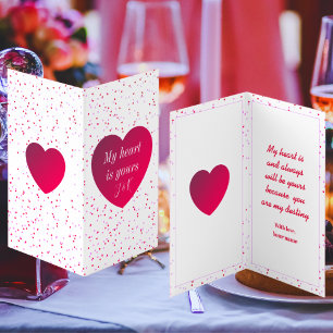 Jour des Valentines du Coeur Rouge Moderne et Bran