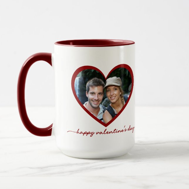 Jour des Valentines Photo Mug (Gauche)