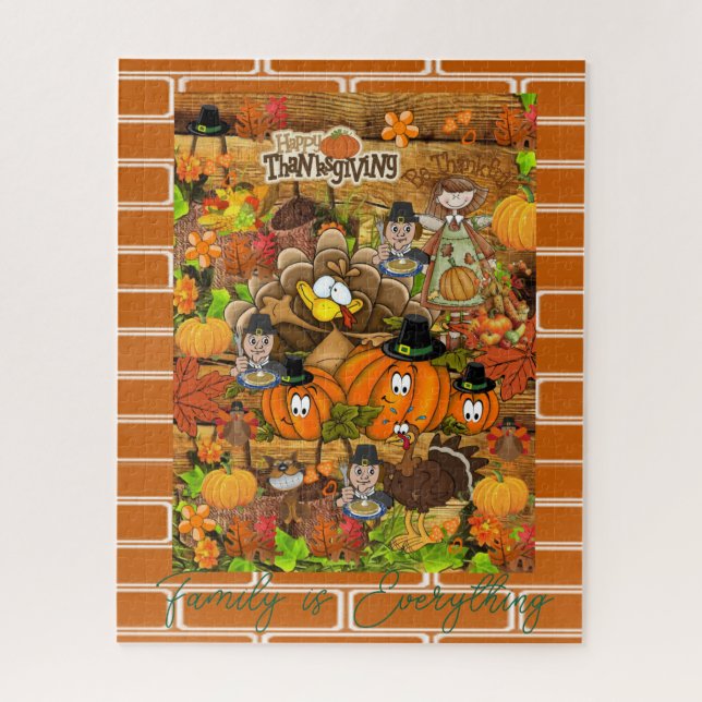 Jour du Bon thanksgiving des puzzles (Vertical)