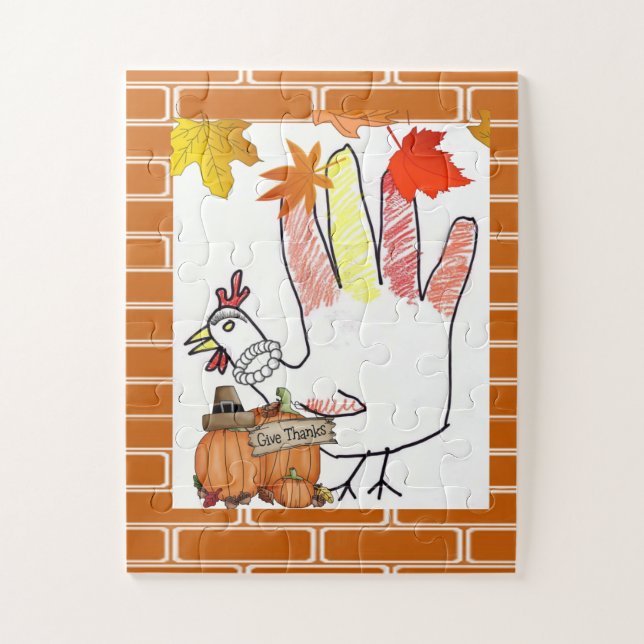 Jour du Bon thanksgiving des puzzles (Vertical)