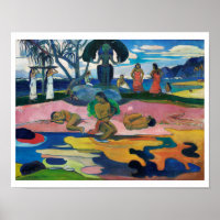 "JOUR DU DIEU" PAUL GAUGUIN POSTER 1894