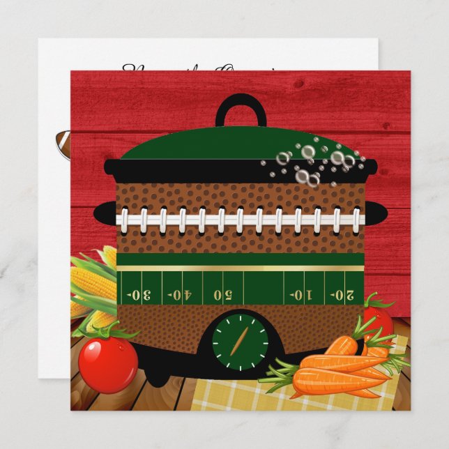 Jour du jeu / Chance Pot / Invitation de collecte (Devant / Derrière)