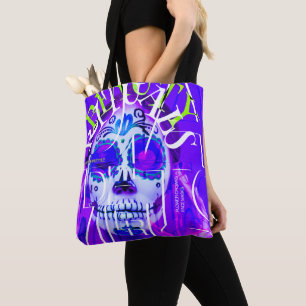 Jour du Sac fourre-tout d'art crâne de sucre mort