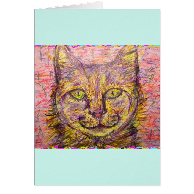 jour ensoleillé chat jour heureux (Devant)