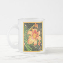 Jour Lily Frosted Glass Mug