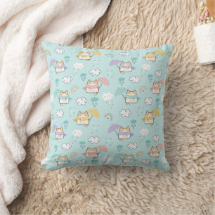 Jour pluvieux mignon Oreiller Motif