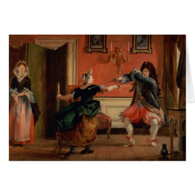 Jourdain clôture sa domestique (Devant horizontal)
