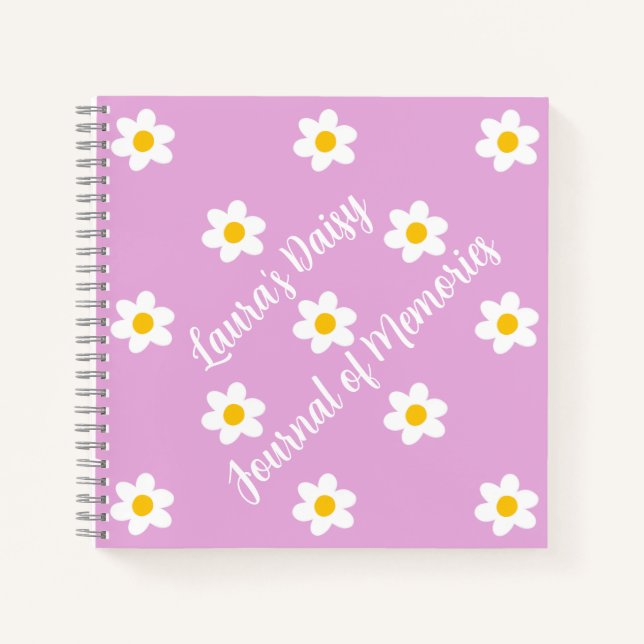 Journal à chaîne en rose (Devant)