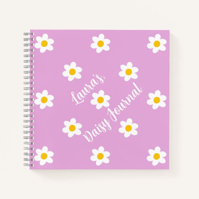 Journal à chaîne en rose (Devant)