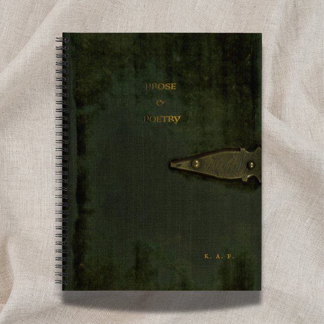 Journal à l'aspect velours moussu avec prose et po (Créateur téléchargé)
