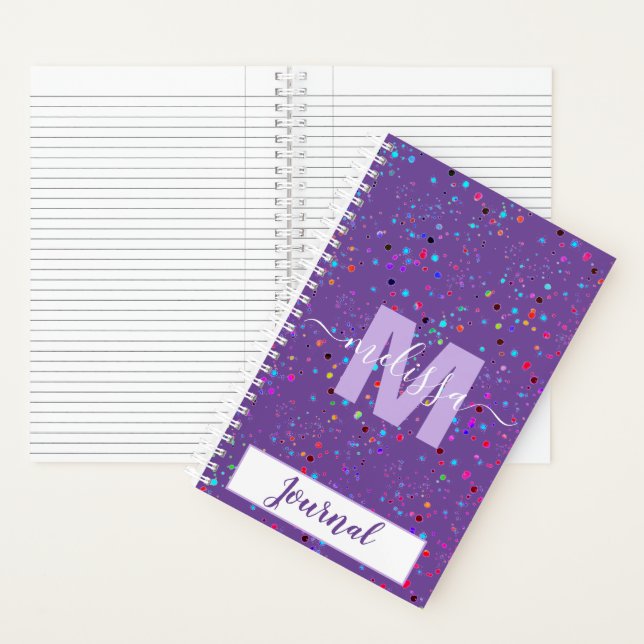 Journal à monogramme personnalisé (À l'intérieur)
