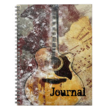 Journal abstrait de conception de guitare
