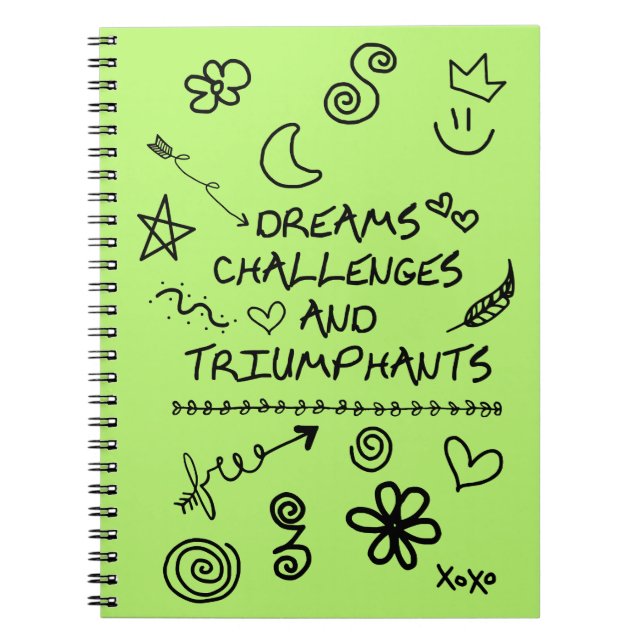 Journal Ado avec Doodles (Devant)