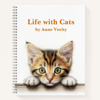 Journal Amoureux des chats Cute Kitten personnalis