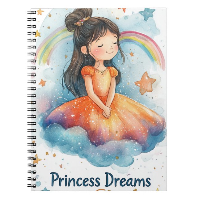 Journal aquarelle Princess Dreams – Magique  (Devant)