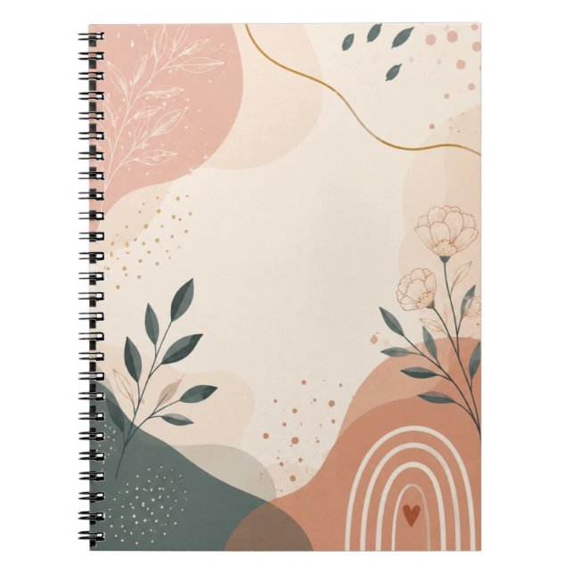 Journal Arc-en-ciel Neutre Minimaliste (Devant)