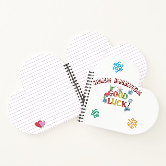 Journal Bonne Chance – Cahier de Notes Cadeau Pers (Intérieur)