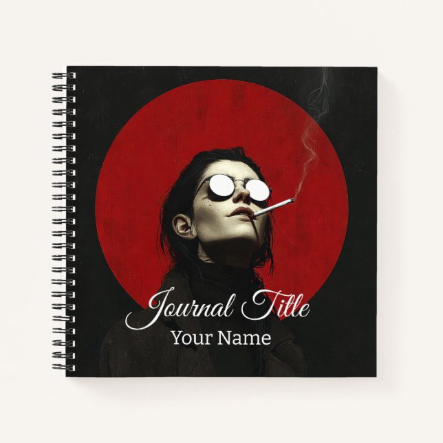 Journal Brume de Minuit — Nom et Titre Personnalis (Devant)