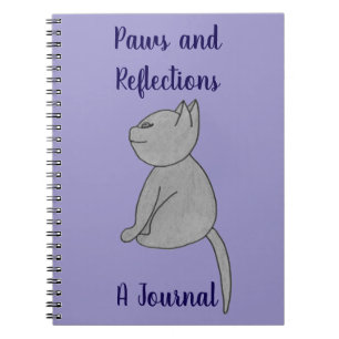 Journal Cahier de réflexions et de pattes