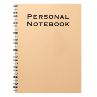 Journal cahier personnalisé