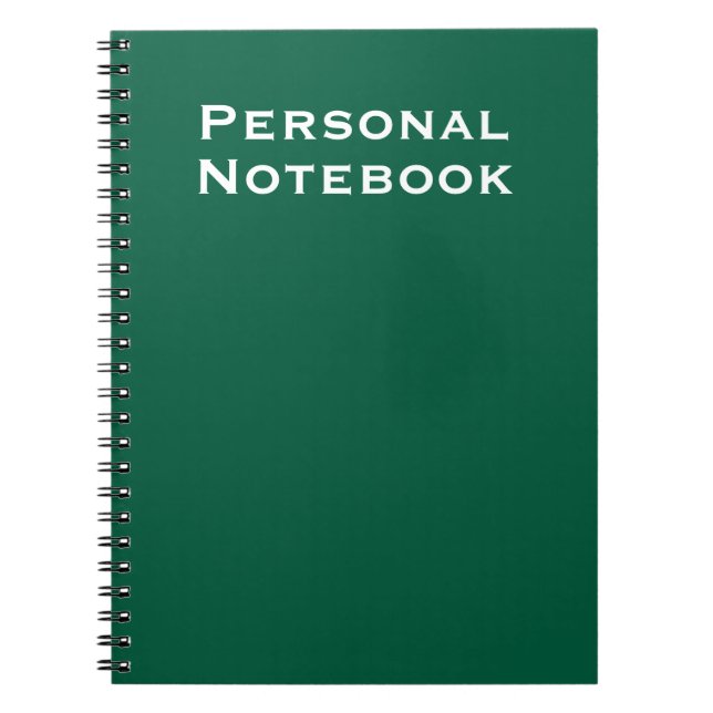 Journal cahier personnalisé (Devant)