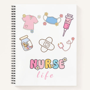 Journal Cahier Vintage vie d'infirmière