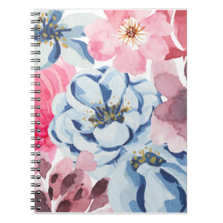 Journal/Carnet - Aquarelle Carnet floral