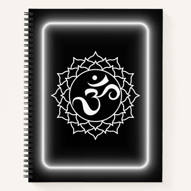 Journal Carnet de Crown Chakra (Devant)
