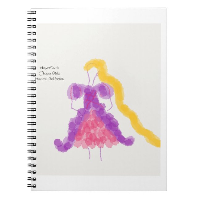 Journal Collection Filles Fleur Princesse (Devant)