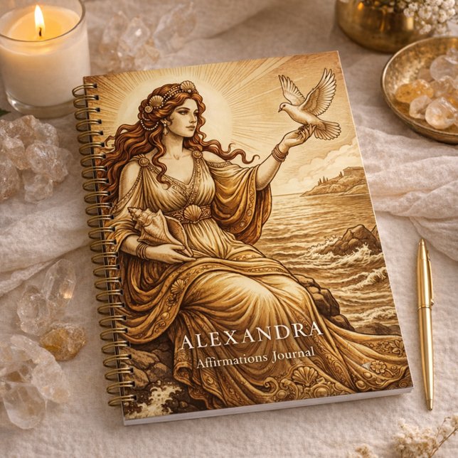 Journal d'affirmation de nom personnalisé Aphrodit (Créateur téléchargé)