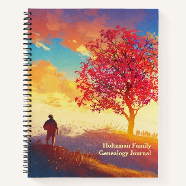 Journal d'ancêtre généalogique de famille personna (Devant)