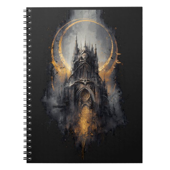 Journal d'architecture gothique de fantasy sombre (Devant)
