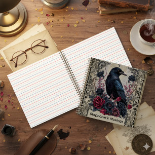 Journal Dark Academia Gothique Corbeau
