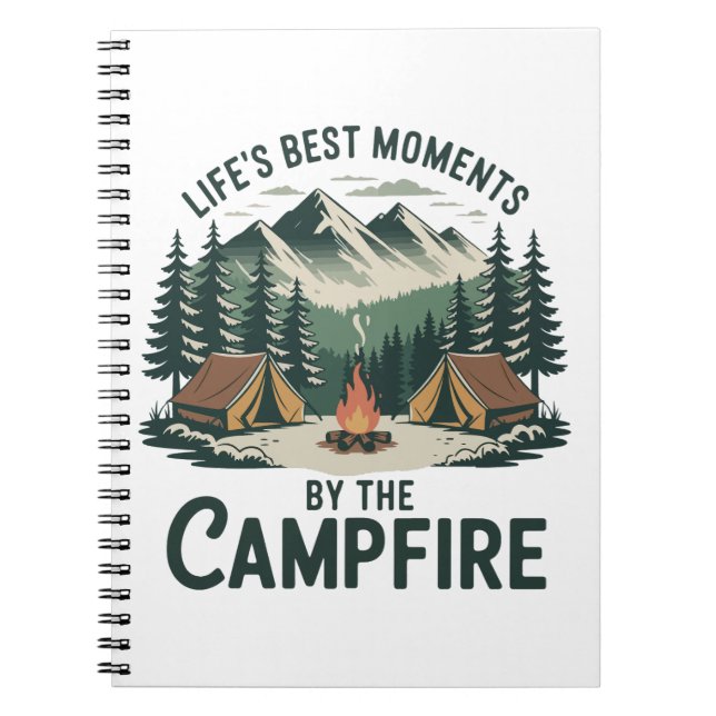 Journal d'aventure Moments autour du feu de camp (Devant)