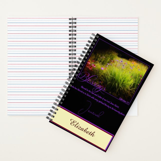 Journal de bénédictions personnalisées (À l'intérieur)