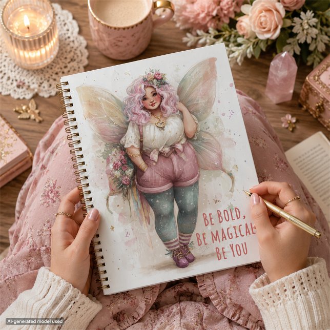 Journal de bord personnalisé d'art de fée – Soyez  (Créateur téléchargé)