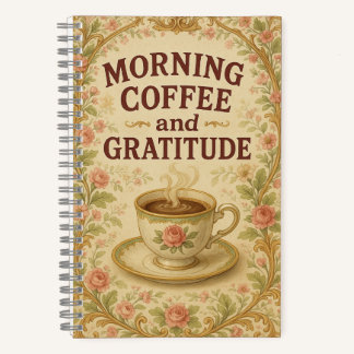 Journal De Café Et Gratitude Du Matin