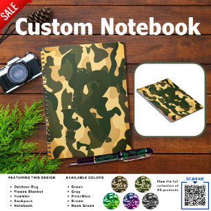 Journal de Camping AJOUTER INITIAL Camouflage En
