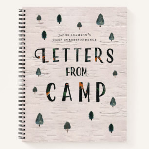 Journal de camping Lettres Du Camp Journal