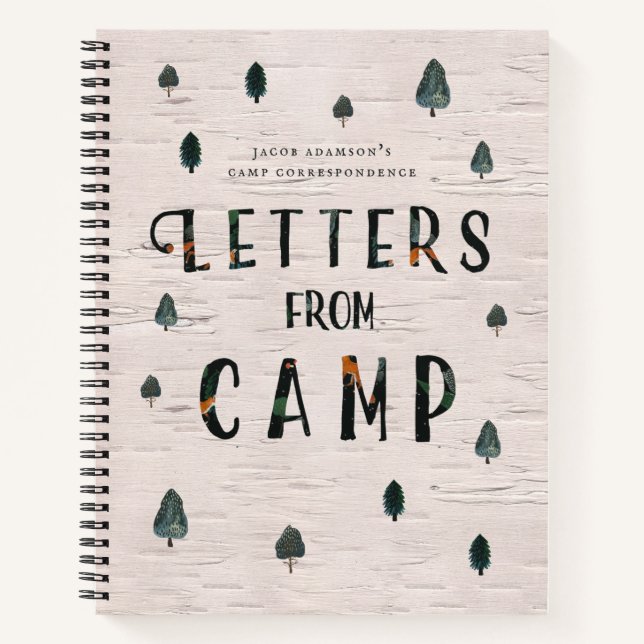 Journal de camping | Lettres du journal de camp (Devant)