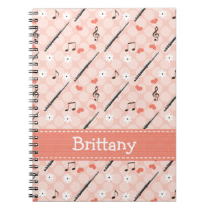 Journal de carnet de notes à spirale de note de