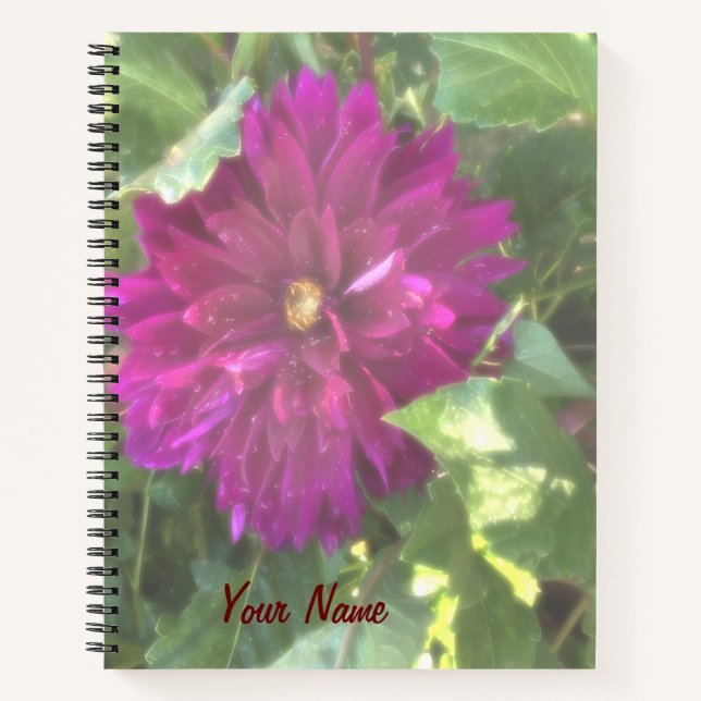 Journal de Carnet Purple Dahlia (Devant)